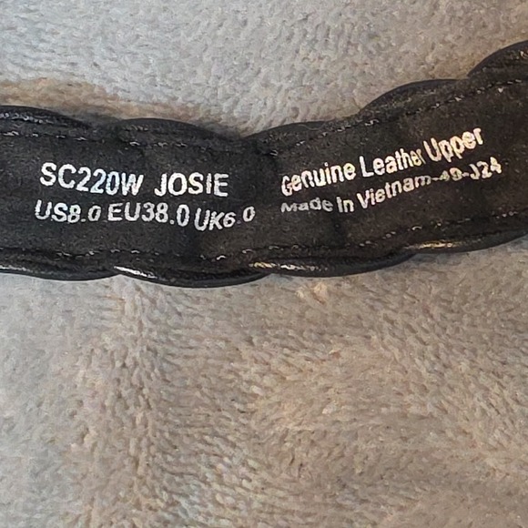 Aetrex Josie Black Braided Leather Size 8 Style 218464 - Picture 6 of 6